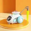 Suprimentos para Gatos e Cachorros, Carro de Corrida Inteligente, Brinquedo Elétrico para Gatos com Controle Remoto, Autoentretenimento e Alívio do Tédio, Varinha de Brincadeira de Ratinho para Gatos, Suprimentos para Animais de Estimação