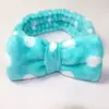 Diademas de Lazo Cuidadosamente Seleccionadas, Diademas de Franela con Rayas de Lunares para Lavado Facial, Diademas para Niñas, Diademas Deportivas al por Mayor