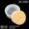 Molde de silicona para queso de simulación de tamaño grande y pequeño, cuadrado, redondo, para aromaterapia, creativo, para velas, molde para comida