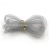Tubo de Malla Elástica Hueca de Colores 4-16mm Accesorios para Corona Hecha a Mano DIY Diadema con Lazo Tubo de Malla Elástica