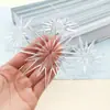 Decorações festivas, enfeites de Natal, pingentes em formato de floco de neve e estrela de acrílico com textura de cristal, fornecimento para e-commerce transfronteiriço, personalizável