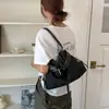 Bolsa Tote Grande Capacidade Estilo Retrô Verão 2026 Alto Valor Simples Garota Spicy Bolsa para Moto Estilosa Estilo Coreano Bolsa de Ombro Único Transversal