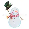 Artesanato de Ferro Pintado Papai Noel Boneco de Neve Árvore de Natal Pinheiro Flor Decorativa para Jardim Inserção de Flor Comércio Exterior Amazon