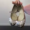 2026 Nuevos Zapatos Mary Jane Estilo Suave Puntera Redonda Pieza de Concha Tira Única Lateral Abierto Sandalias Huecas que Aumentan la Altura