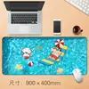 Venda Direta da Fábrica Fundo de Piscina Mouse Pad Grande Desenho Animado Criativo Mouse Pad de Mesa Antiderrapante Borda Travada de Precisão