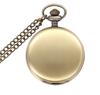 Reloj de bolsillo clásico grande, reloj de bolsillo sencillo, collar vintage, reloj de bolsillo para hombre, reloj Tuo, reloj de bolsillo dorado.
