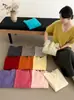 26 Outono Novo Estilo Coreano Cor Sólida Seda Caxemira Escovado Gola V Manga Curta Para Ir ao Trabalho Casual Versátil Suéter de Tricô para Mulheres