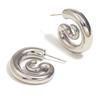 Moda Europeia e Americana Design Elegante de Nicho Brincos Criativos Aço Inoxidável Banhado a Ouro 18K Brincos Personalizados de Cascavel para Mulheres