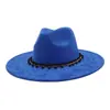 Aliexpress Amazon Primavera e Outono Masculino Feminino Top de Camurça Coração Chapéu de Aba Larga Cavalheiro Chapéu de Aba Reta Chapéu Jazz