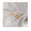 Aguja de Plata S925 Coreano Diamante Completo Alta Textura Moda Geométrico Elegante Celebridad de Internet Distintivos Aretes Abiertos Aretes para Mujer