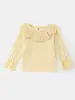 Camiseta de Manga Larga de Otoño para Niña 2026 Nuevo Estilo Primavera-Otoño Moda Infantil Camiseta Básica Top de Otoño para Bebé 6022