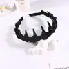 Romântico Coreano Gipsofila Novo Estilo Cetim Envolto Pente de Dente Faixa de Cabelo Fofa Alta Topo de Crânio Faz o Rosto Parecer Menor Faixa de Cabelo Faixa de Cabelo Feminino