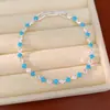 Pulsera con cierre de pinza en forma de diamante de circón, sensación de lujo ligero nicho de alta gama, estilo fresco y dulce, accesorio de mano versátil y elegante al por mayor