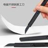 Cuchillo de arte de metal de tamaño pequeño al por mayor de fábrica mini electrochapado negro acero inoxidable cuchillo express plegable cuchillo para cortar papel cuchillo para cortar