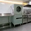 Máquina de Lavar Louça Comercial Tipo Exportação com Tampa Aberta, Totalmente Automática, Desinfecção por Alta Temperatura, Aço Inoxidável 304, Fornecimento Direto do Fabricante, Ce