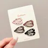 Pinzas para el cabello infantiles de moda con forma de estrella, versátiles y no dañan el cabello, juego de pasadores para arreglar mechones sueltos y flequillo, accesorios para el cabello para niñas