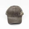 Gorra de béisbol vintage lavada antigua, estilo coreano, de ala ancha, estilo americano, para hombres y mujeres, de moda pequeña, bordada