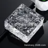Ladrillo de Vidrio Super Blanco Ladrillo de Cristal Transparente Cuadrado Pared Divisoria Baño Internet Rojo Arte Sólido Hueco Patrón de Hielo