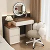 2026 Novo Quarto Moderno Simples Minimalista Penteadeira Integrada Armazenamento Penteadeira Pequeno Apartamento Estreito Simples