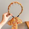 Faixa de Cabelo Ondulada Estilo Coreano com Topete Alto, Novo Prendedor de Cabelo 2025, Pacote de Cabelo, Faixa de Cabelo Torcida Especial para Lavar o Rosto