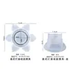 Molde de Resina Cristal DIY Papoula, Suporte de Vela Lótus, Molde de Silicone para Decoração de Carro, Em Estoque para Venda por Atacado na Europa