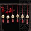 Sinos de Vento Festivos de Ano Novo Enfeites de Porta de Natal Pendente para Pendurar na Porta Acessórios Sinos de Vento Materiais para Bijuterias DIY Atacado