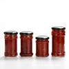 Atacado de fábrica transparente selado vidro picles garrafa molho de pimenta molho de pimenta picada embalagem garrafa garrafa vazia