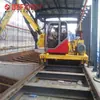 Camión Plataforma Eléctrico con Rieles Deslizantes, Camión Plataforma Eléctrico Controlado Remotamente, Vehículo para Transferencia y Movimiento de Maquinaria de Taller