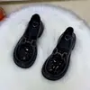 Mocasines casuales para mujer, nuevos zapatos versátiles de suela gruesa para otoño 2026, zapatos de cuero versátiles de suela blanda estilo británico para mujer