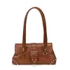 Bolso de Hombro Retro para Mujer Estilo Hot Girl Transfronterizo Nuevo Estilo 2026 Bolso Baguette de Moda Nicho Versátil Bolso de Mano de Moda