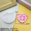 Molde de Silicona de Personaje de Dibujos Animados Personaje de la Suerte de Paz y Alegría Joyería DIY Pegamento Decorativo Lindo e Interesante Decoración