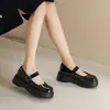 Zapatos Mary Jane para Mujer 2025 Nuevos Mocasines de Piel Genuina Estilo Británico Slip-On Zapatos Pequeños de Piel Boca Baja Tallas Pequeñas Planos