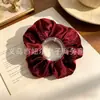 Scrunchies coreanos elegantes a cuadros estilo universitario, scrunchies de tela, gomas para el pelo, cintas para el pelo, al por mayor en stock