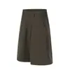 Beijie Moda Masculina 2026 Verão Novo Estilo Old Money Shorts Casuais Masculinos Suit Solto Calças de Trabalho Tendência com Rebites