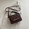Bolso con relieve de patrón de rombos en colores de caramelo, nueva colección otoño 2026, bolso tote casual estilo coreano, elegante bolso de hombro y bolso cruzado