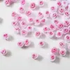 Joyería para uñas de rosa degradado flor de rosa floreciente camelia resina flor tridimensional accesorios para uñas al por mayor