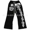Pantalones de Estilo Callejero Distintivos con Letras Oscuras de Nicho AliExpress Comercio Exterior Pantalones Deportivos con Estampado de Estrella Americana