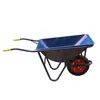 Carretilla de mano de una rueda, de alta resistencia, para sitios agrícolas y de construcción, utilizada para empujar arena, tierra y materiales ligeros; un carrito pequeño y ligero para transportar residuos de construcción; adecuado para uso doméstico