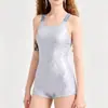 Nuevo Traje de Baño de Natación de Competición para Mujer 2026 - Una Pieza Ajustado al Cuerpo con Diseño de Ceñido a la Cintura para Aguas Termales y Piscinas