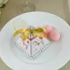 2018 Caja de Dulces Creativa Estilo Europeo Empaque de Dulces de Cumpleaños Caja de Dulces Bronceada Caja de Regalo de Boda Caja de Dulces de Pony