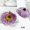 Cabezas de flor de amapola artificiales, accesorios de cabeza de flor falsa de margarita para manualidades, materiales para pasadores de pelo, decoraciones para fotografía del hogar