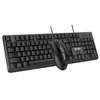 Conjunto de Teclado e Mouse com Fio Milang T50 para Uso em Escritório Comercial, Computador de Mesa e Laptop Teclado Transfronteiriço Atacado
