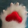 Estilo kig garra de bestia ajustadas garra guantes peludos producto terminado multicolor incluyendo guantes finos ribete cos lindo