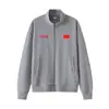 Moletom Cardigan Personalizado com Gola Alta para Uniforme de Equipe Primavera e Outono Manga Longa Tops para Homens e Mulheres Roupas de Treino Jaquetas Uniformes de Grupo Vestuário de Trabalho