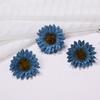 Estilo europeu pequena margarida flor artificial dragão garra crisântemo cabeça de flor faça você mesmo acessórios de guirlanda sachê boneca suprimentos de casamento flores