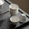 Taza de Té de Cerámica Hecha a Mano con Ceniza de Planta Mi Yan Taza de Té Individual Juego de Té Kung Fu Taza de Té para el Hogar Estilo Japonés Taza de Maestro