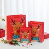 Sacos para Embalagem de Presente de Natal 2023, Sacos Grandes de Presente de Natal com Desenhos Animados, Sacos de Presente para Lembrancinhas, Conjunto de 12, Transfronteiriço