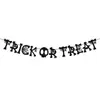 Banderas de Decoración para Fiestas de Halloween Europeas y Americanas, Banderas de Calavera del Festival de los Fantasmas, Banderines, Guirnaldas de Decoración de Atmósfera de Halloween