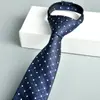 Corbata pequeña con cremallera 5.5cm fácil de tirar corbata jacquard a rayas perezosa conveniente otoño e invierno nuevo en stock