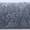 Hilo de chenilla brillante de tres cabos para tejer a crochet zapatos, hilo de lana grueso para tejer suéteres, bufandas y sombreros